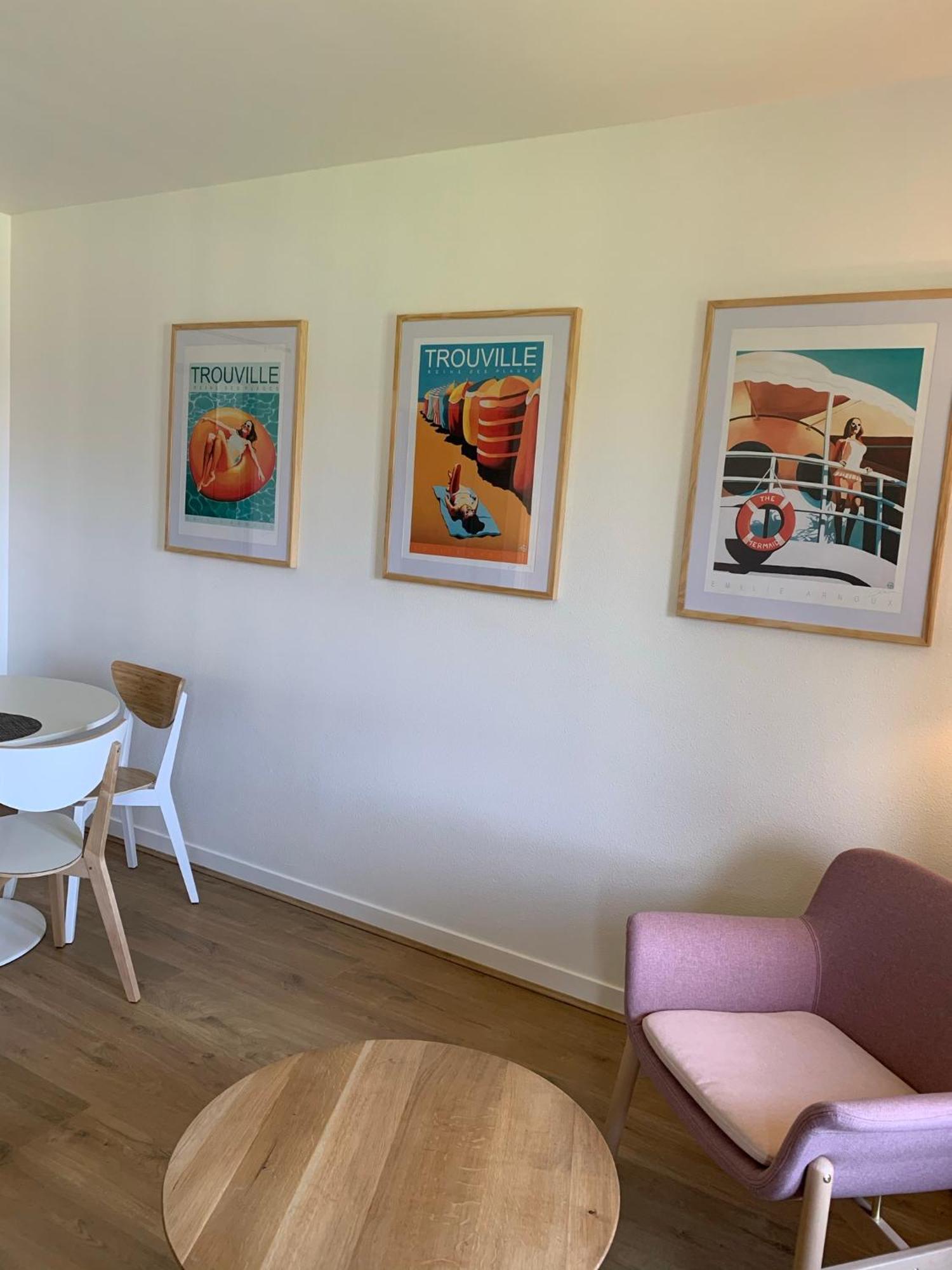 L'Appartement Vue Mer De La Villa Des Rosiers - Trouville Sur Mer 외부 사진